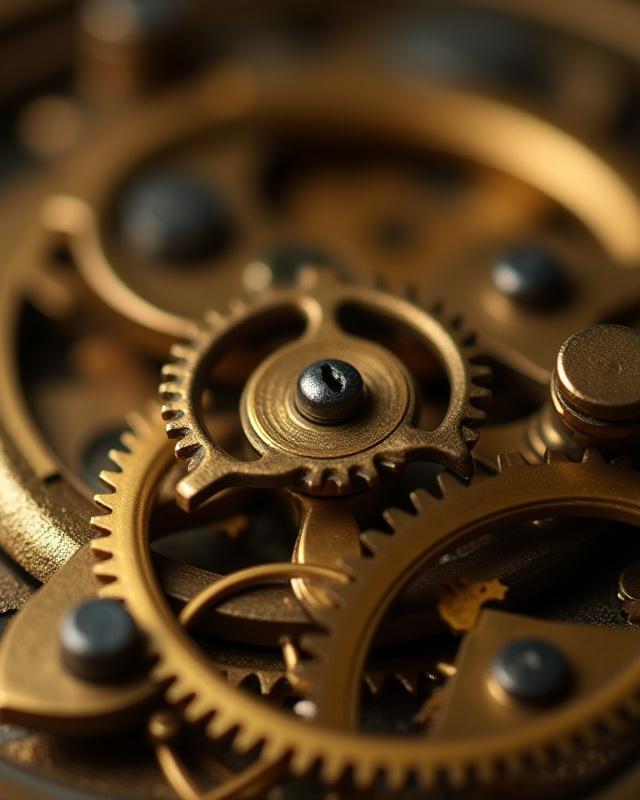 Restaurering af Antik Bronzeur Mekanisme